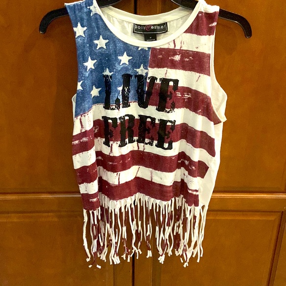 Polly & Esther Tops - Live Free Top